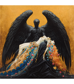 Tirage A3 La jeune fille et la mort Olivier LEDROIT