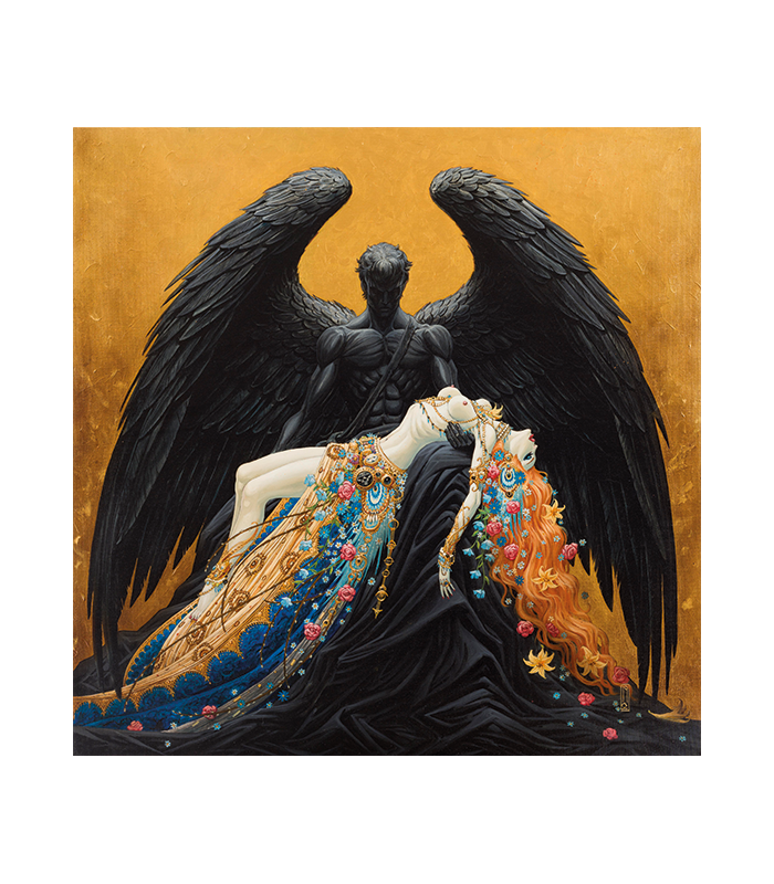 Tirage A3 La jeune fille et la mort Olivier LEDROIT