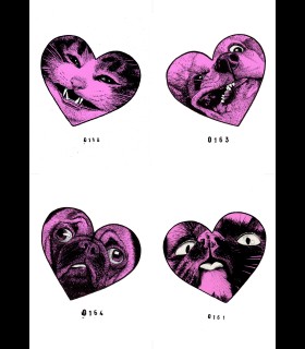 Risographie CUTE, BUT STUPID Quentin Utopia