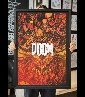 Reprographie papier "DOOMONSTERS" SINPIGGYHEAD