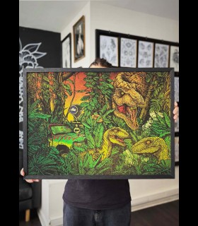 Reprographie papier "DINAUSORES" SINPIGGYHEAD