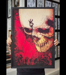 Reprographie papier "SKULLKNIGHT" SINPIGGYHEAD