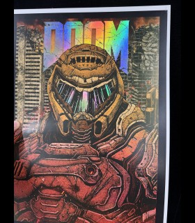 Reprographie papier "DOOMGUY FOIL" SINPIGGYHEAD