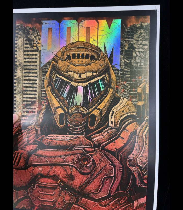 Reprographie papier "DOOMGUY FOIL" SINPIGGYHEAD