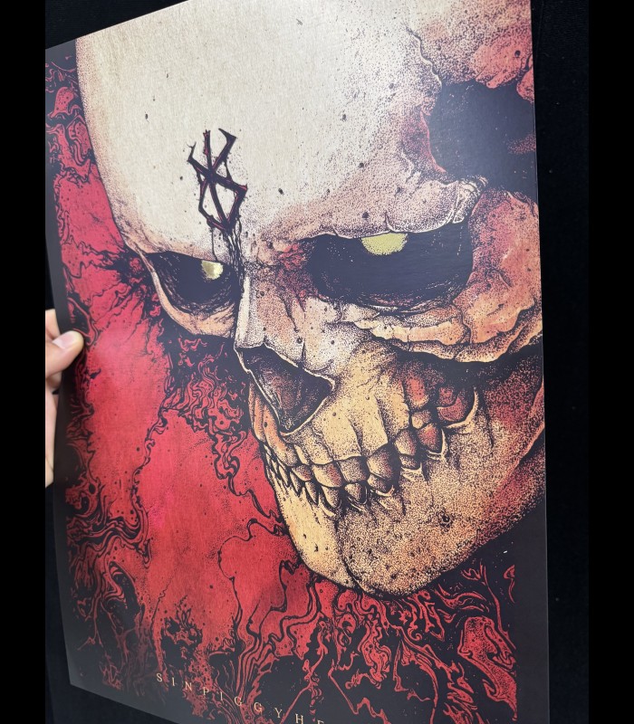 Reprographie FOIL "SKULLKNIGHT" SINPIGGYHEAD