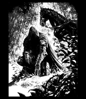 Reprographie papier "NAZGUL" Sébastien GRENIER