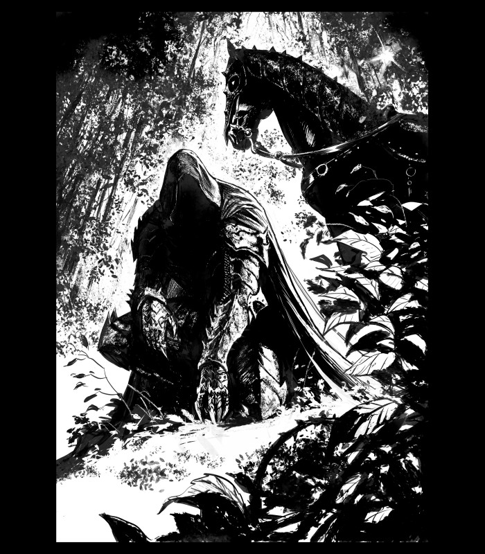 Reprographie papier "NAZGUL" Sébastien GRENIER