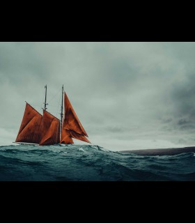 Reprographie papier "THE RED SAILS" Gaui H Pic