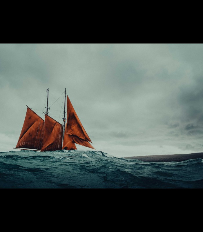 Reprographie papier "THE RED SAILS" Gaui H Pic