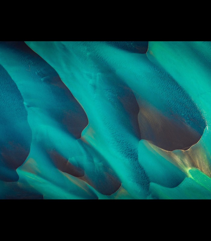 Reprographie papier "ICELANDIC RIVER 3" Gaui H Pic