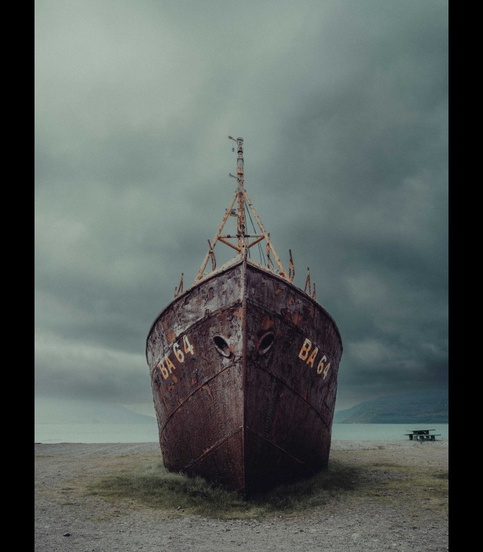 Reprographie papier "LEFT STRANDED" Gaui H Pic