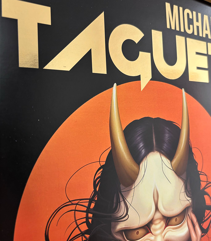Tirage A3 "GOLD Geisha" Michael Taguet
