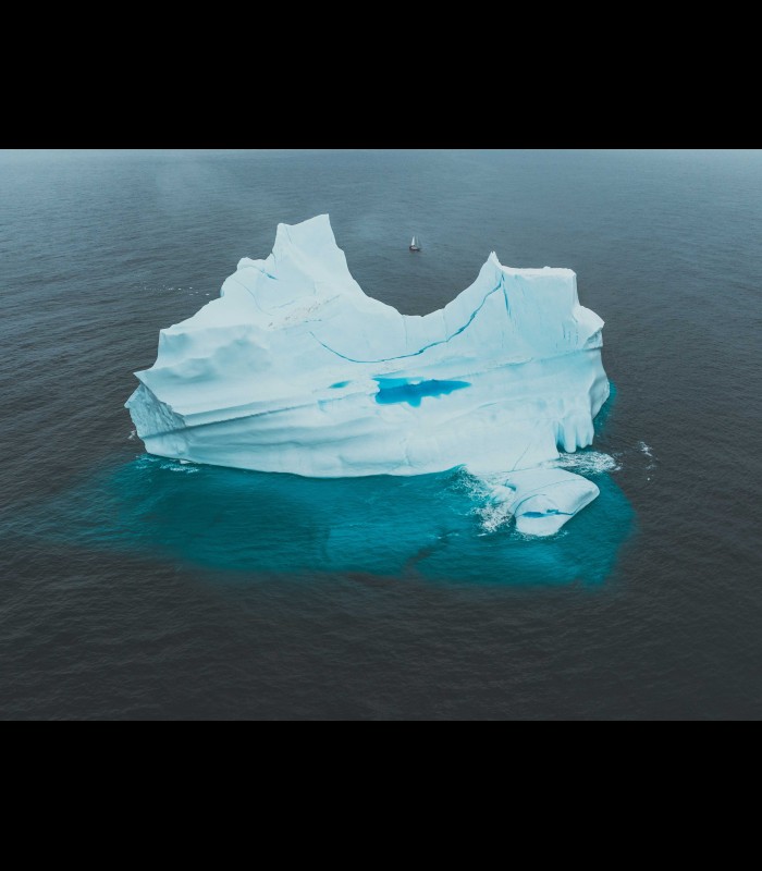 Reprographie papier "GREENLAND MAKES YOU FEEL SMALL" Gaui H Pic