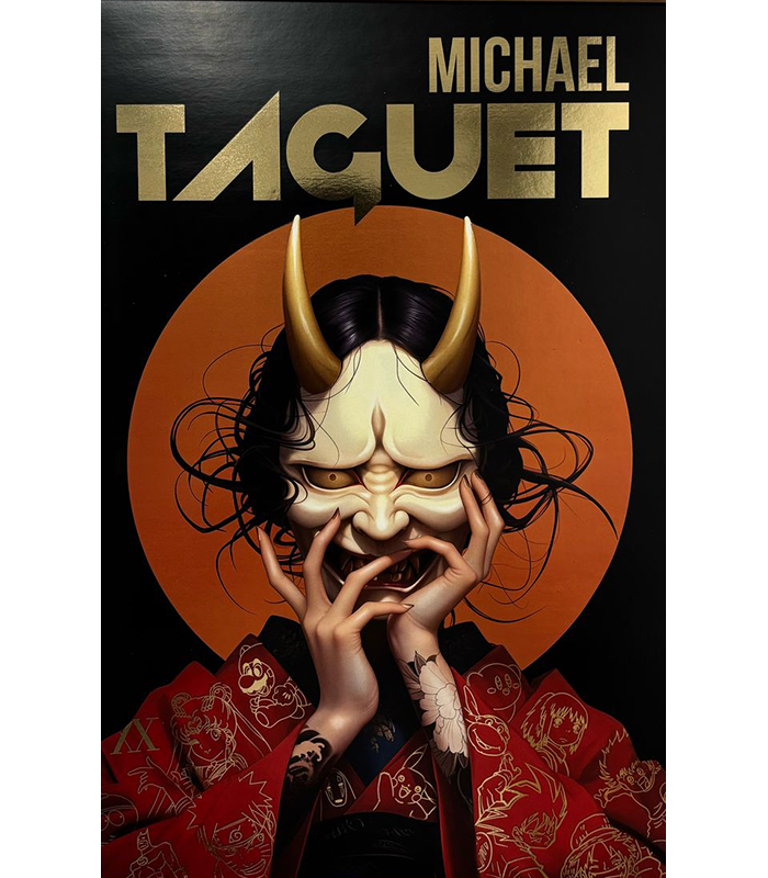 Tirage A3 "GOLD Geisha" Michael Taguet