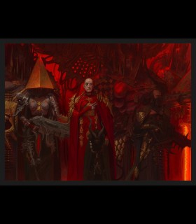 Reprographie papier "CROWLEYMAS" Adrian SMITH