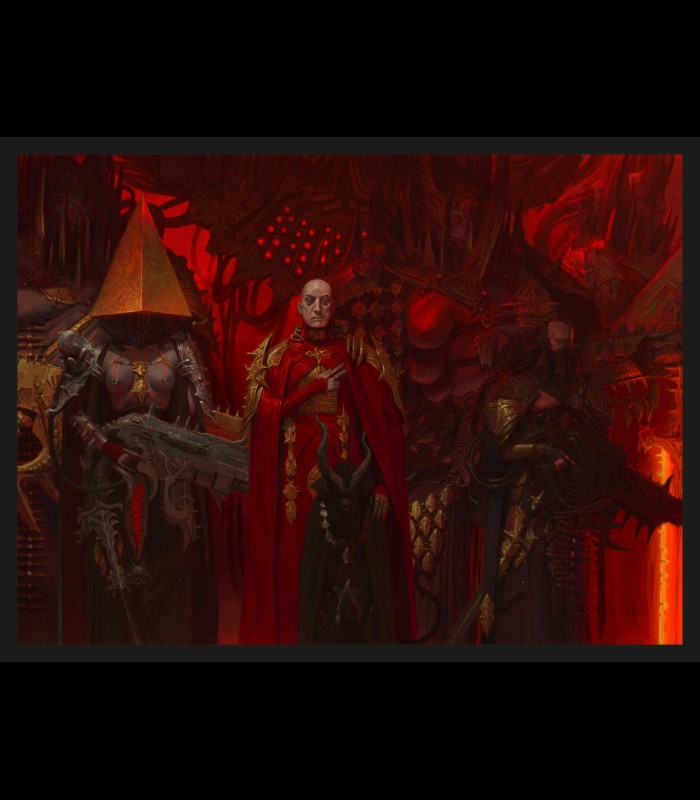 Reprographie papier "CROWLEYMAS" Adrian SMITH