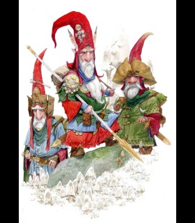 Reprographie papier "GNOMES DE RENOMMÉE" Adrian SMITH