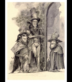 Reprographie papier "GOBLIN TOWNIES" Adrian SMITH