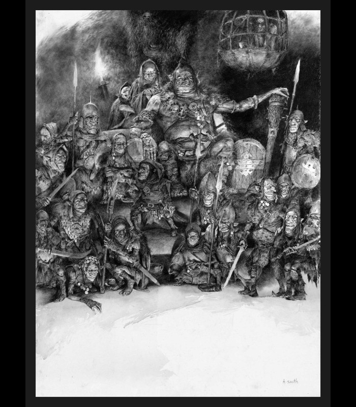 Reprographie papier "GOBLIN KINGS COURT" Adrian SMITH