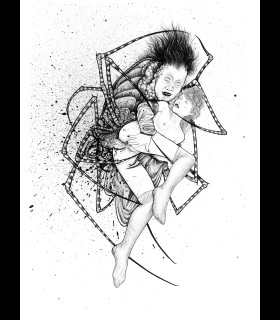 Reprographie "OBSCENITY-1" Jeanchoir