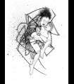 Reprographie "OBSCENITY-1" Jeanchoir