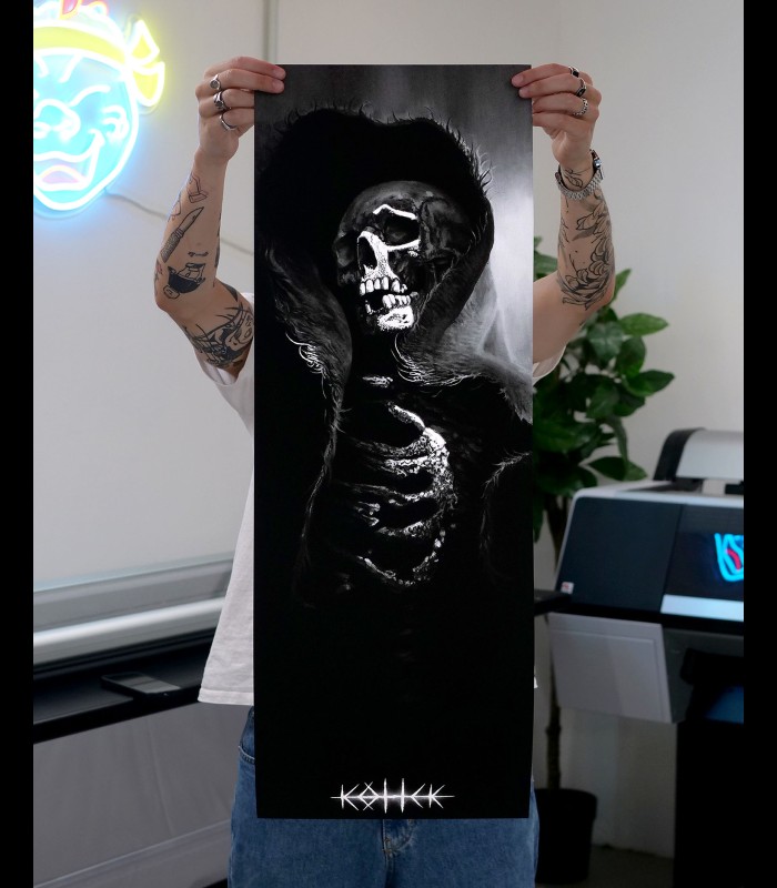 Reprographie papier "GRIM VΞIL " Eliot Kohek