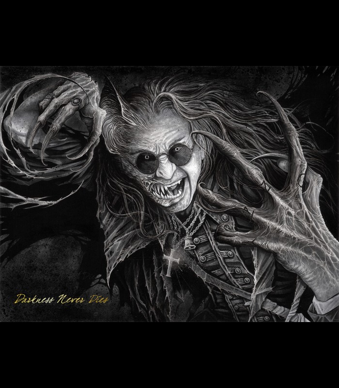 Reprographie "DARKNESS NEVER DIES" FOIL Jeanchoir