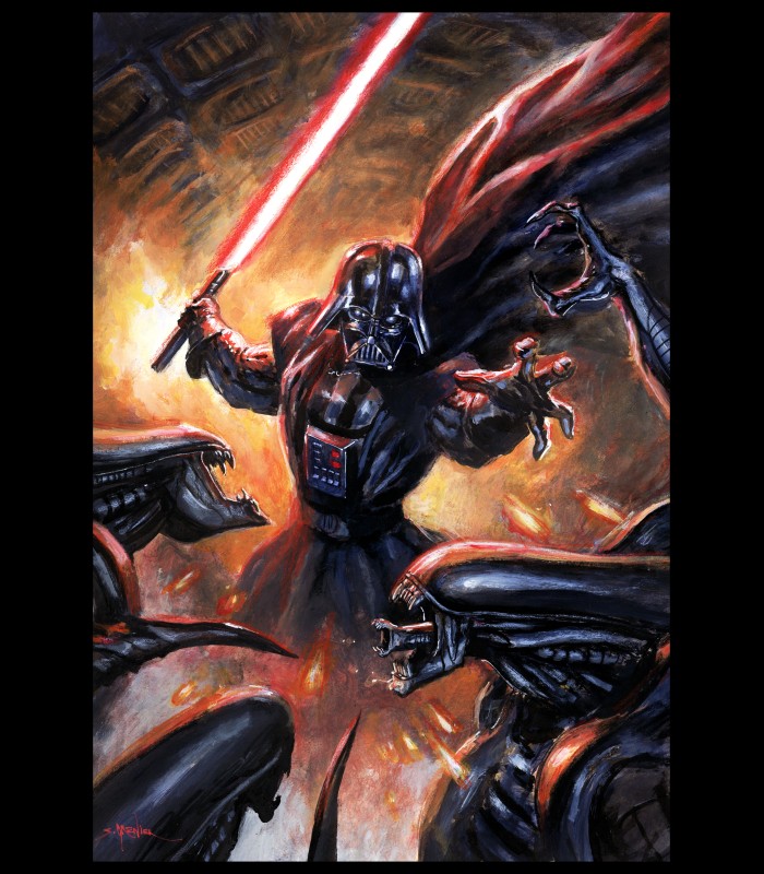 Reprographie papier "DARKSIDE" Sébastien GRENIER