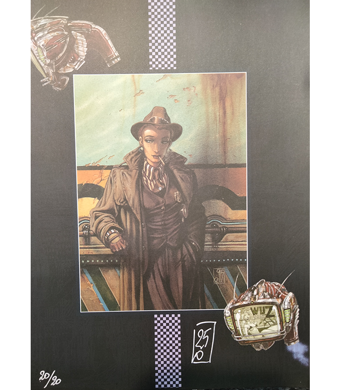 Tirage A4 "Lieutenant Duffy" Olivier Ledroit