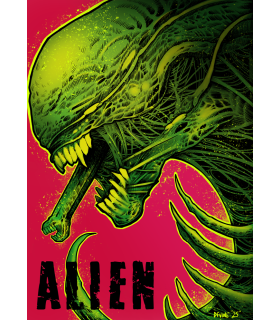 Reprographie papier "ALIEN" NICK DEVINE