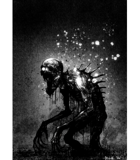 Reprographie papier "ZOMBIE" NICK DEVINE