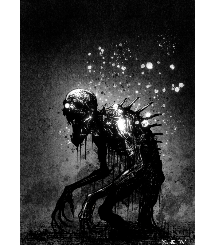 Reprographie papier "ZOMBIE" NICK DEVINE