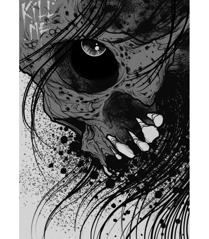 Reprographie papier "KILL ME " NICK DEVINE