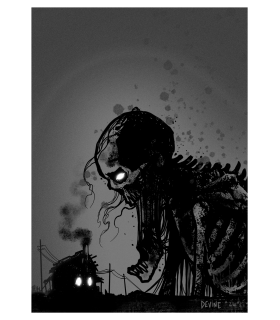 Reprographie papier "JAW" NICK DEVINE