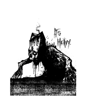 Reprographie papier "HEAVY" NICK DEVINE