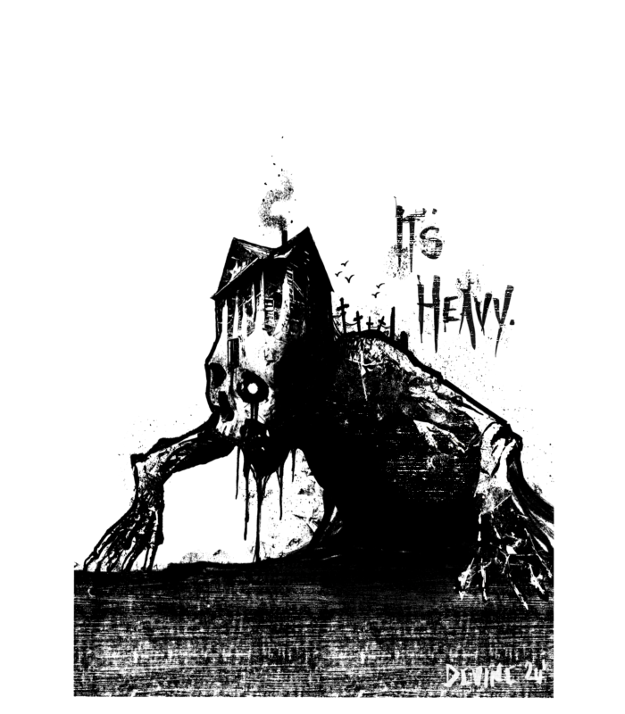 Reprographie papier "HEAVY" NICK DEVINE