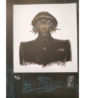 Tirage A4 "JIVARO" Olivier Ledroit
