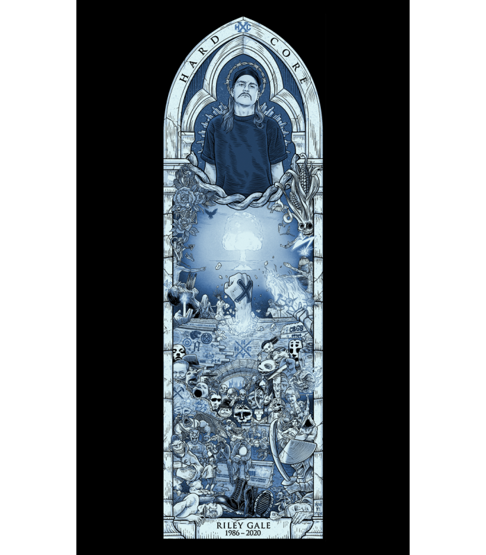 Reprographie papier "HARDCORE CHAPEL" FØRTIFEM