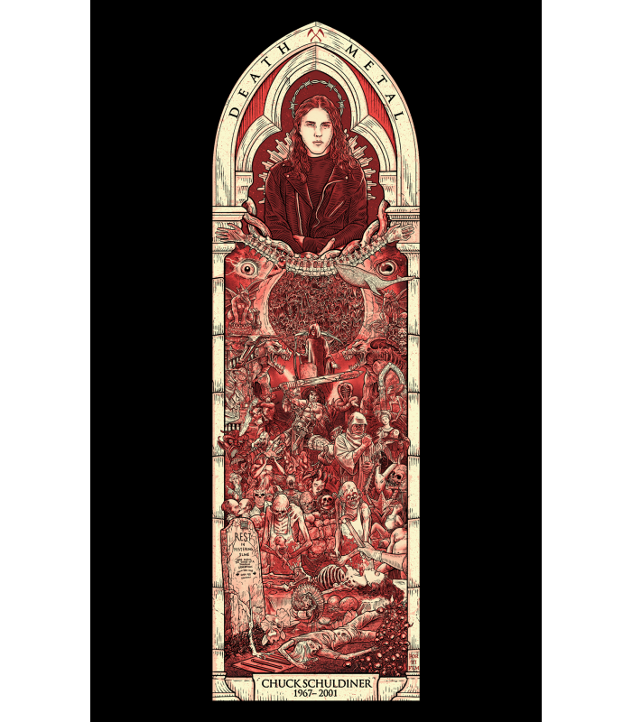 DEATH METAL CHAPEL – Impression d’art FØRTIFEM
