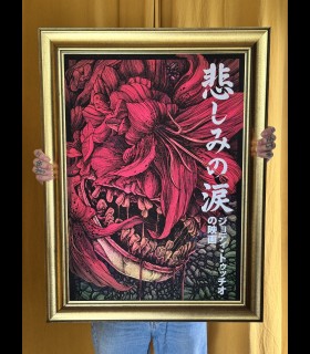 Reprographie papier "TEARS OF SORROW " SINPIGGYHEAD Édition couleur