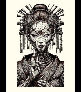 Reprographie papier "Celeste" MERCYFULL ART