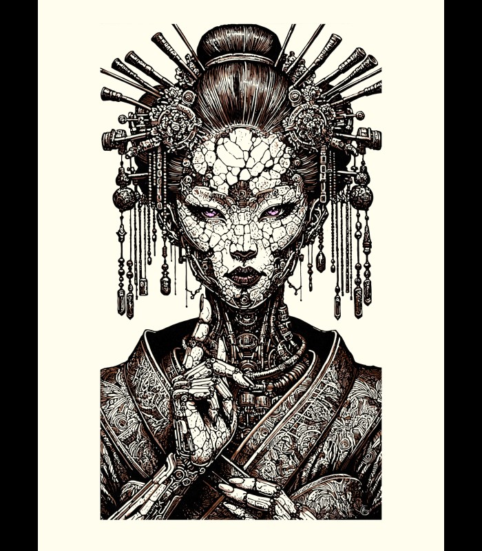 Reprographie papier "Celeste" MERCYFULL ART