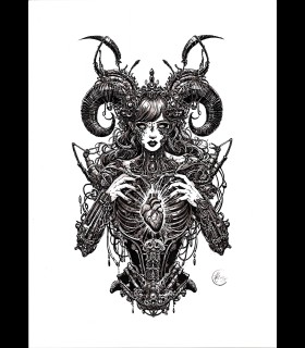 Reprographie papier "Don d'Amour" MERCYFULL ART