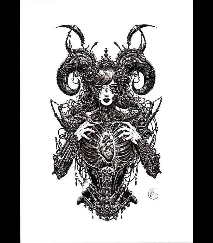 Reprographie papier "Don d'Amour" MERCYFULL ART