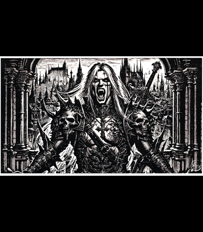 Reprographie papier "Requiem" MERCYFULL ART