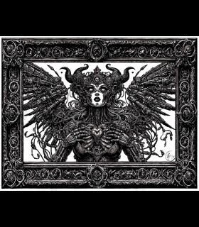 Reprographie papier "L'appel du divin" MERCYFULL ART