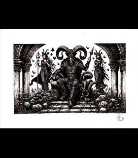 Reprographie papier "Heimdal" MERCYFULL ART