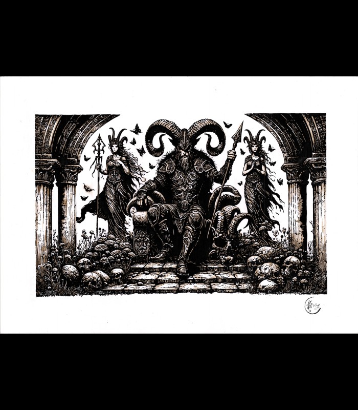 Reprographie papier "Heimdal" MERCYFULL ART