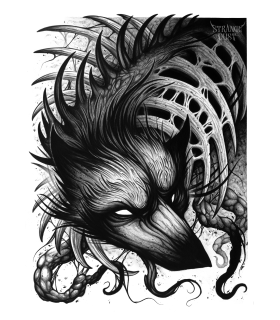 Reprographie papier "Something is moving inside" STRANGE DUST