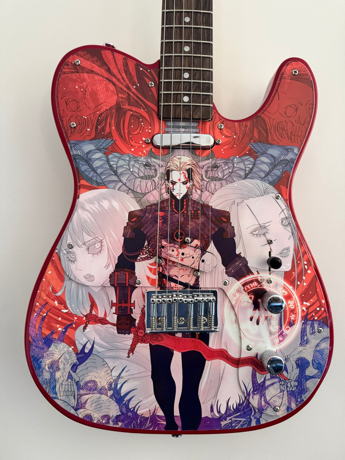 Guitare REQUIEM illustrée par Seban — Olivier Ledroit